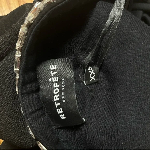 NWT‎ Retrofete Sharlene Rhinestone Mini Dress Size XXS - Picture 5 of 5